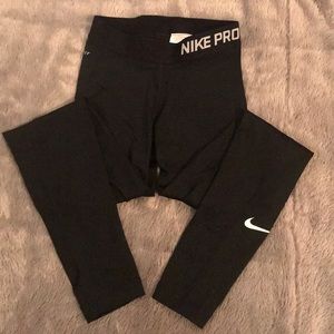 NIKE DRIFIT FULL LENGTH BLACK LEGGINGS
